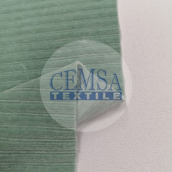 Velvet Velour Fabric 80% Cot 15% Pes 5% Ea | 1-1354 Cemsa Textile