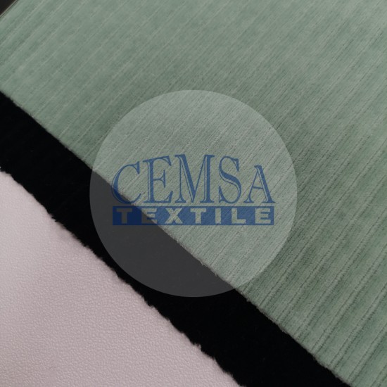 Velvet Velour Fabric 80% Cot 15% Pes 5% Ea | 1-1354 Cemsa Textile