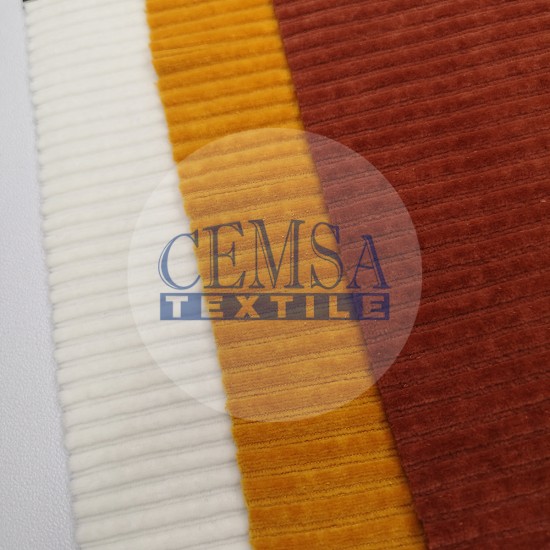 Velvet Velour Fabric 80% Cot 15% Pes 5% Ea | 1-1354/5 Cemsa Textile