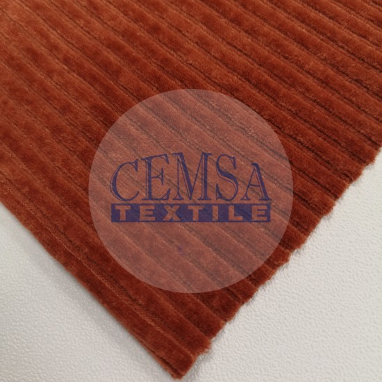 Velvet Velour Fabric 80% Cot 15% Pes 5% Ea | 1-1354/5 Cemsa Textile