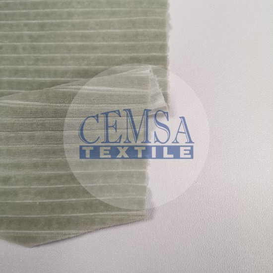 Velvet Velour Fabric 80% Cot 15% Pes 5% Ea | 1-1394 Cemsa Textile