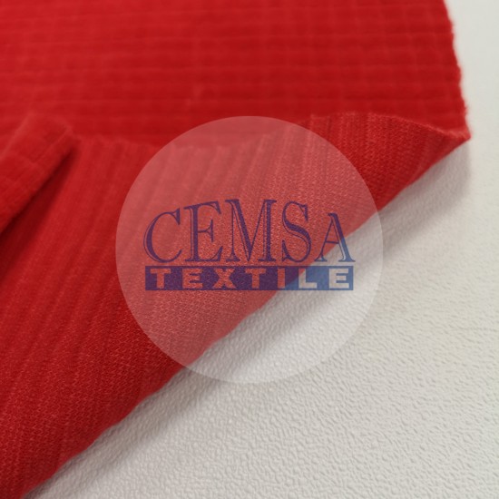 Velour Fabric 80% Cot 15 %Pes 5% Ea| 1-1409 Cemsa Textile