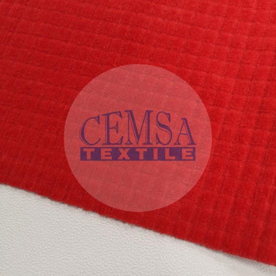 Velour Fabric 80% Cot 15 %Pes 5% Ea| 1-1409 Cemsa Textile