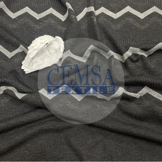 Knitted Jacquard Fabric 60% Pes 20% Cot 20% Vsc | 4221-05 Cemsa Textile