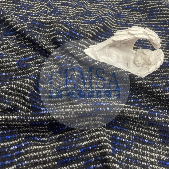 Knitted Jacquard Fabric 50% Cot 25% Pes 25% Acr | 6104B Cemsa Textile