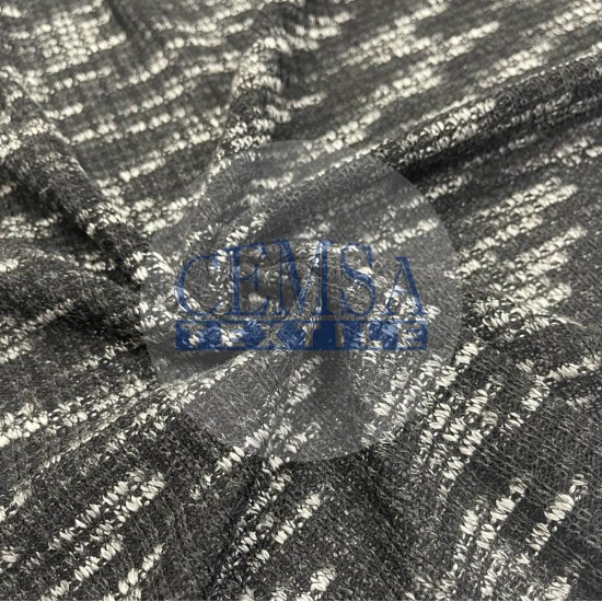 Knitted Jacquard Fabric 50% Cot 25% Pes 25% Acr | 6104G Cemsa Textile