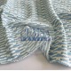 Knitted Jacquard Fabric 65% Cot 25% Pes 10% Acr | Blue Cemsa Textile