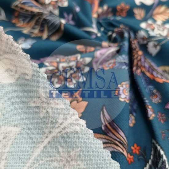 Pique Fabric 95% Cotton 5% Ea | 85387_V1 Cemsa Textile