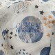 Printed Muslin | 100% Cotton | Bear & Night Cemsa Textile