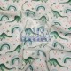 Printed Muslin | 100% Cotton | Dinosaur & Rainbow Cemsa Textile