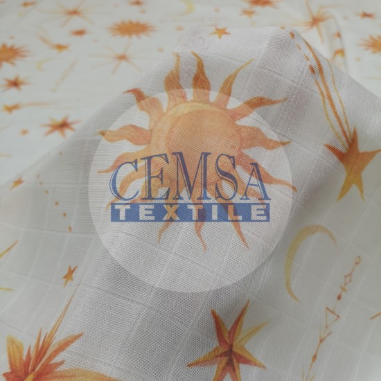 Printed Muslin | 100% Cotton | Sun Cemsa Textile