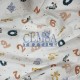 Printed Muslin | 100% Cotton | Animal Figure Number Cemsa Textile