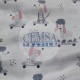 Printed Muslin | 100% Cotton | Skater Dog Cemsa Textile