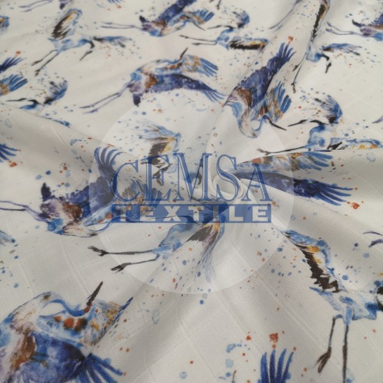 Printed Muslin | 100% Cotton | Stork Cemsa Textile