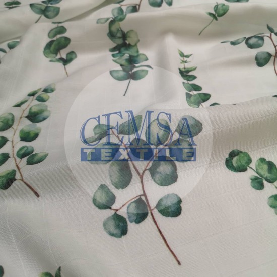 Printed Muslin | 100% Cotton | Okaliptus Cemsa Textile