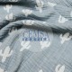 Jacquard Multi Muslin | 100% Cotton | Blue Cactus Cemsa Textile