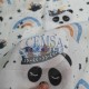 Printed Muslin | 100% Cotton | Injun Panda Cemsa Textile