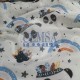 Printed Muslin | 100% Cotton | Injun Panda Cemsa Textile