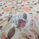 Printed Muslin | 100% Cotton | Orange Rose Cemsa Textile