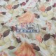 Printed Muslin | 100% Cotton | Orange Rose Cemsa Textile