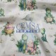 Printed Muslin | 100% Cotton | Grenn Baby Dinosaur Cemsa Textile