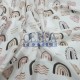 Printed Muslin | 180 cm PM_BRWNRNBW Printed Muslin | 100% Cotton | Brown Rainbow