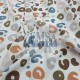 Printed Muslin | 100% Cotton | Colorful Tracks Cemsa Textile