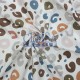 Printed Muslin | 100% Cotton | Colorful Tracks Cemsa Textile