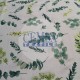 Printed Muslin | 100% Cotton | Green Leaf Cemsa Textile