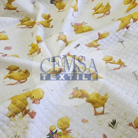 Printed Capitone 75% Cotton 25% Polyester | B71528_V2 Cemsa Textile