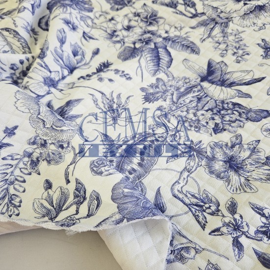 Printed Capitone 75% Cotton 25% Polyester | B71511 Cemsa Textile