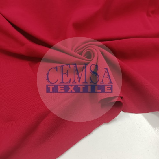 Plain Interlock 100% Cotton | Red Cemsa Textile