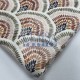 Printed Knitted Waffle Pique Fabric PW_RNBW Printed Knitted Waffle 100% Cotton | Rainbow