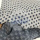 Rib Fabric | 100% Cotton | Black Dotted Cemsa Textile