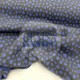 Rib Fabric | 100% Cotton | Grey Ground Blue Cemsa Textile