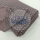 Rib Fabric | 100% Cotton | Pink & Grey Zigzag Cemsa Textile