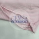 Patterned Rib KCRP Rib Fabric | 100% Cotton | Pink Bold Line