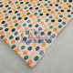 Printed Pointelle Rib / Transfer Rib Fabric 100% Cotton | Design 17