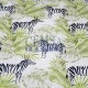 Printed Sateen Fabric | 100% Cotton| Zebra 233061 Cemsa Textile