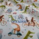 Printed Single Jersey PSJ_LFA Printed Single Jersey | 95% Cot 5% Ea | Little Fun Animals