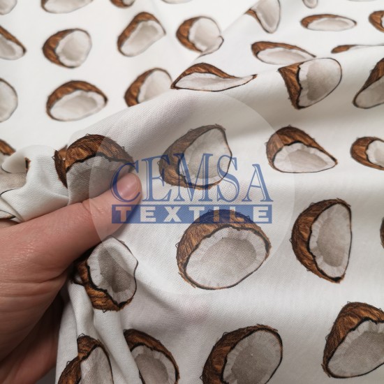 Printed Single Jersey | 100% Cotton | Coconat Cemsa Textile