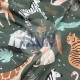 Printed Single Jersey | 95% Cot 5% Ea | Animals Cemsa Textile