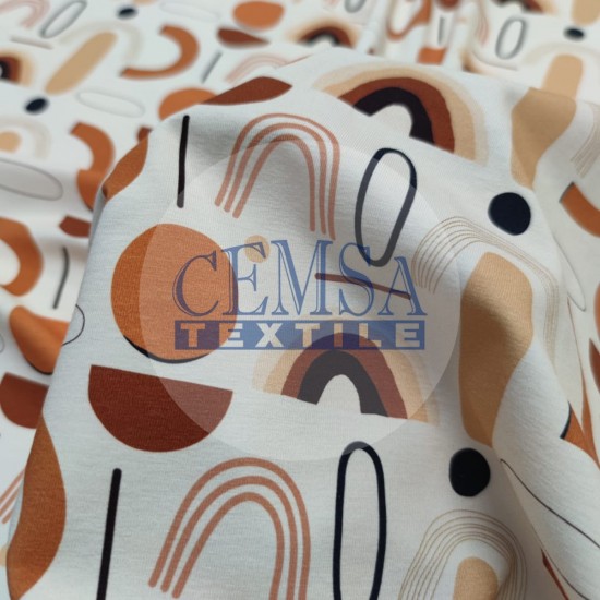 Printed Single Jersey | 95% Cot 5% Ea | Rainbow Cemsa Textile