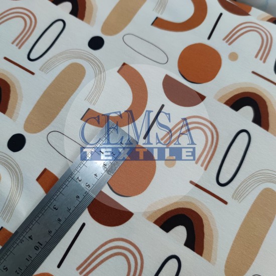 Printed Single Jersey | 95% Cot 5% Ea | Rainbow Cemsa Textile