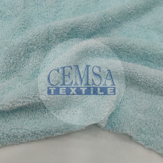 Towel Fabric | 100% Cotton | Light Blue Cemsa Textile