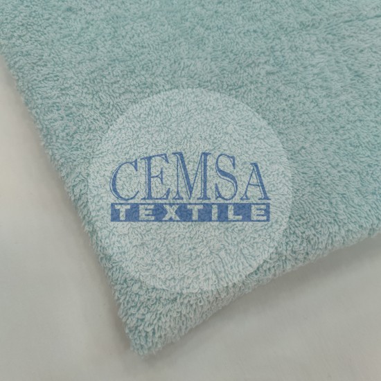 Towel Fabric | 100% Cotton | Light Blue Cemsa Textile