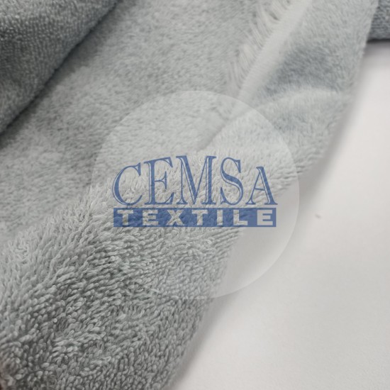 Towel Fabric | 100% Cotton | Grey Cemsa Textile