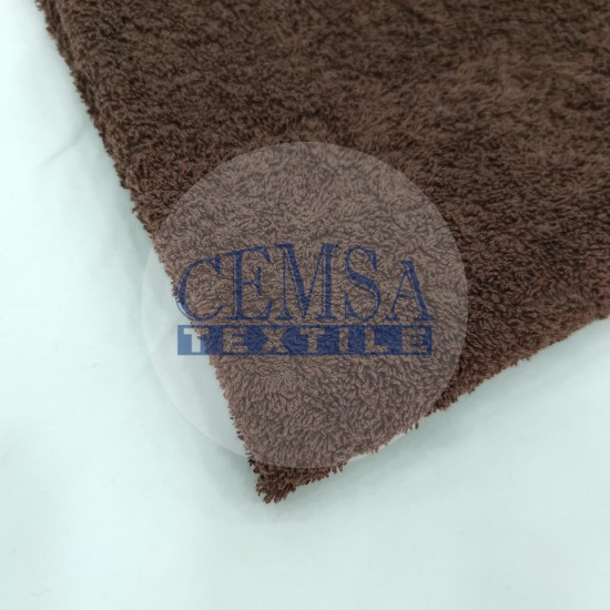 Towel Fabric | 100% Cotton | Brown Cemsa Textile