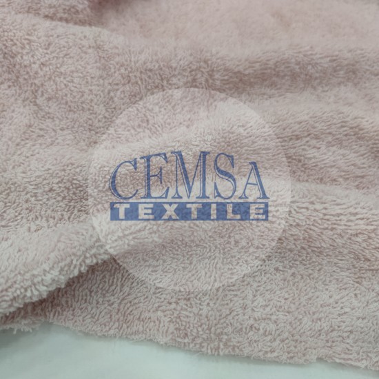 Towel Fabric | 100% Cotton | Soft Pink Cemsa Textile