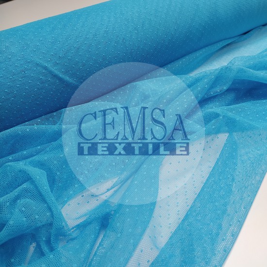 Tulle | 100% Pes | Blue Cemsa Textile